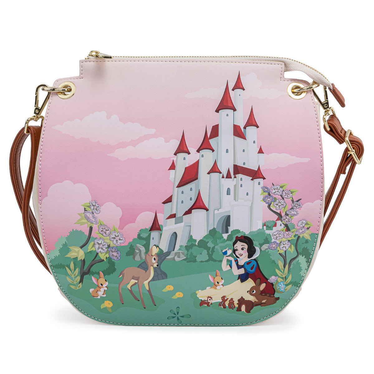 Loungefly Snow White Castle Crossbody Bag