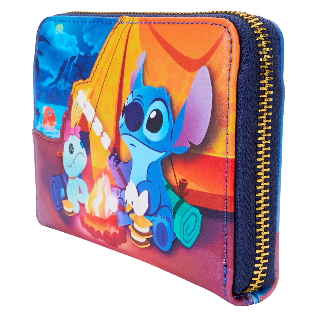 Loungefly Disney Lilo & Stitch Camping Cuties Zip-Around Wallet-zoom-2