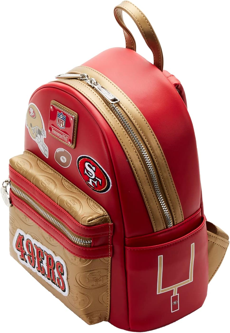 Loungefly NFL San Francisco 49ers Patches Mini Backpack