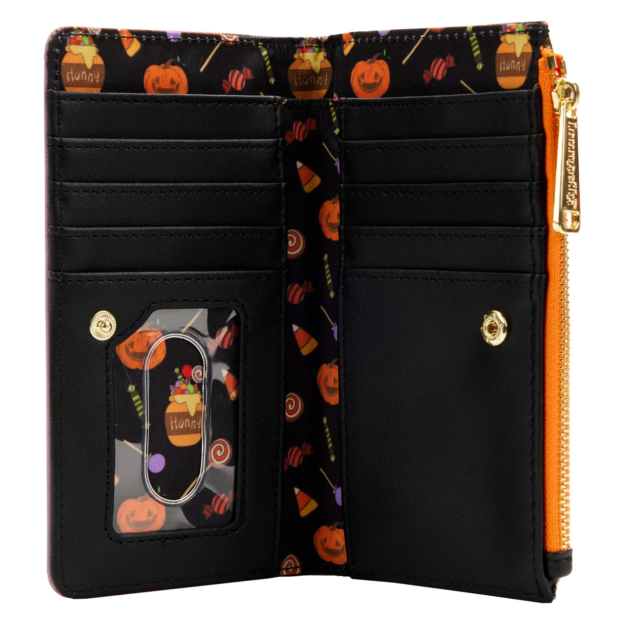 Loungefly Disney Winnie The Pooh Halloween Group Trick Or Treat Flap Wallet