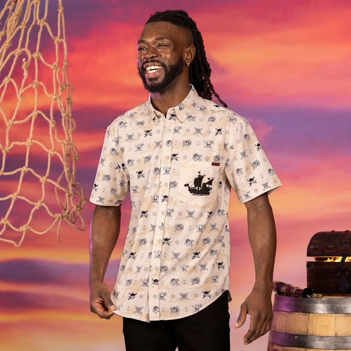 RSVLTS One Piece "From the East Blue" – KUNUFLEX Short Sleeve Shirt-zoom-5