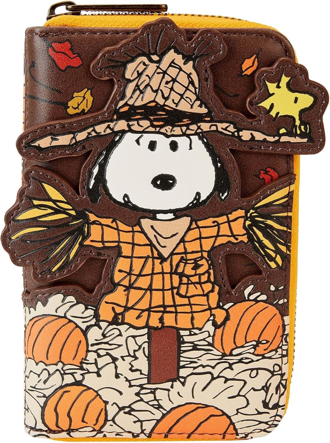 Loungefly Peanuts Snoopy Scarecrow Zip-Around Wallet