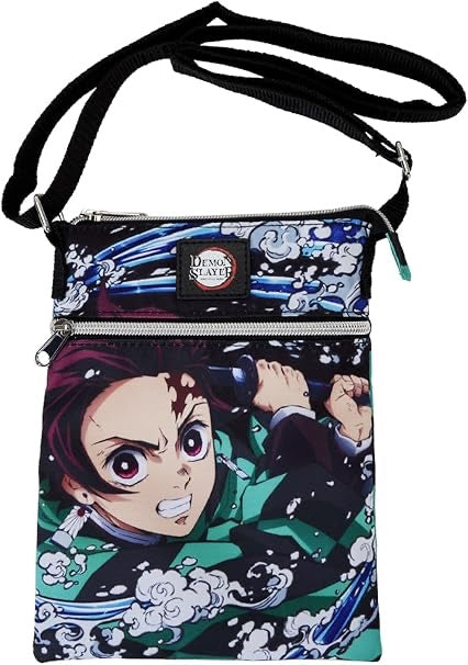 Loungefly Demon Slayer Tanjiro Kamado Passport Bag-zoom-1