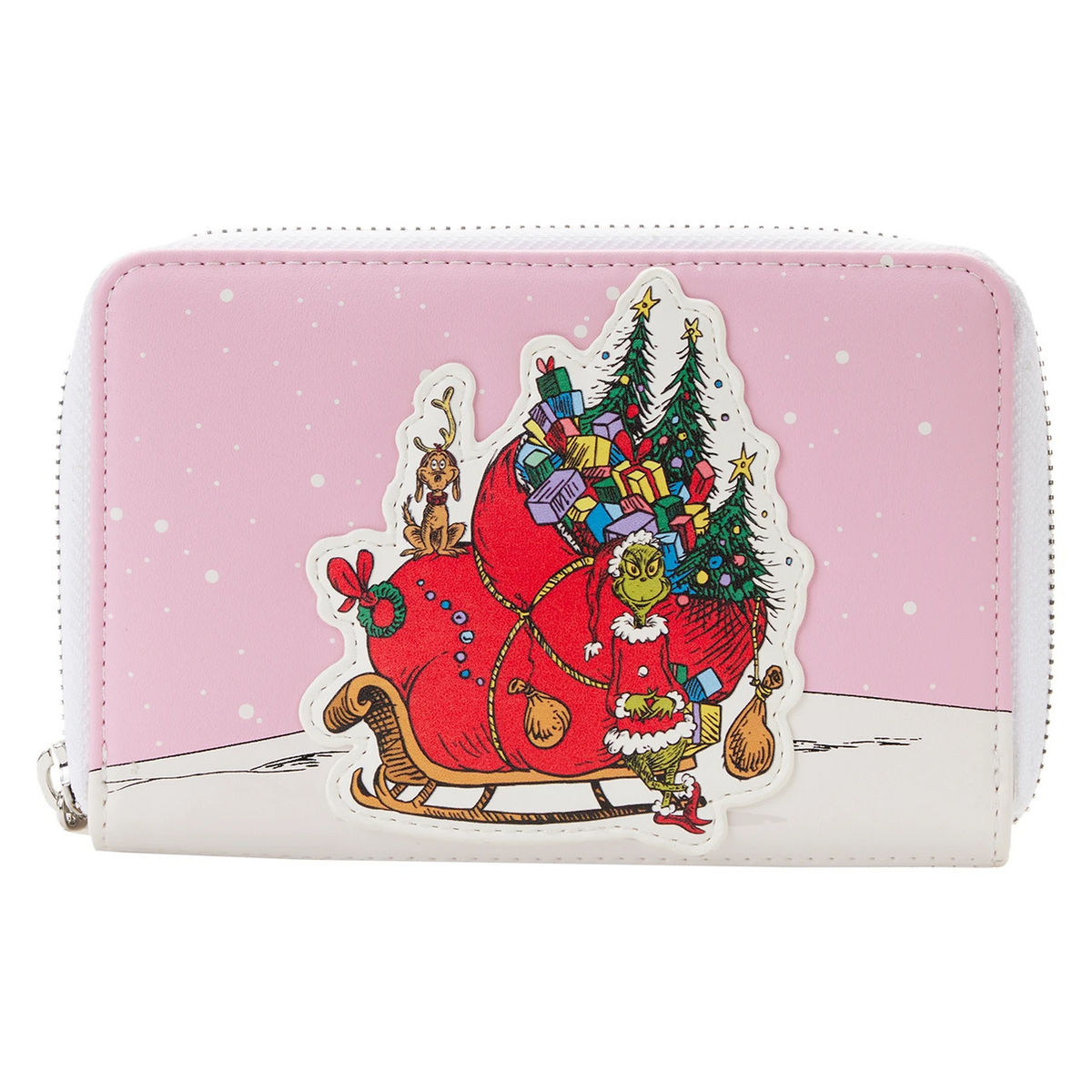 Loungefly Dr Seuss The Grinch Who Stole Christmas Sleigh Zip Around Wallet-zoom-1