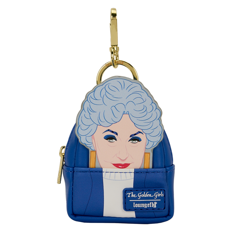 Loungefly The Golden Girls Cosplay Mystery Mini Backpack Keychain Charm