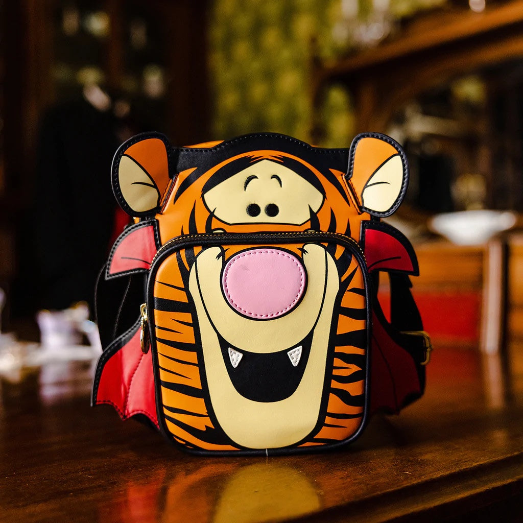 Loungefly Disney Winnie The Pooh Tigger Halloween Cosplay Passport Crossbody Bag-6