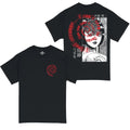 T Shirt Junji Ito Uzumaki pink Spiral Double sided BLK
