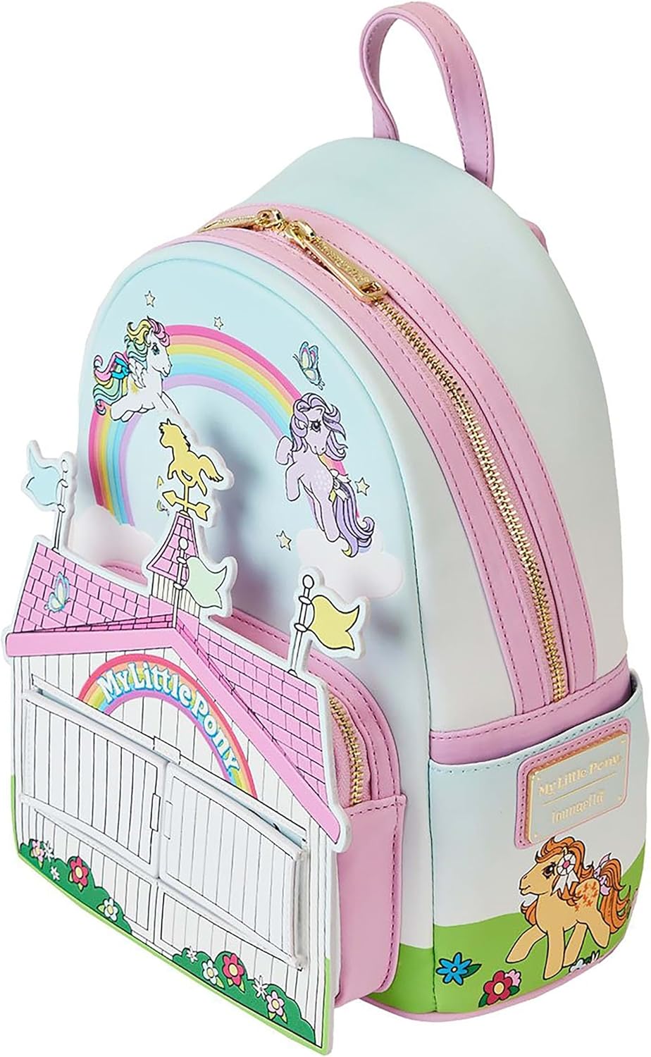 Loungefly My Little Pony 40th Anniversary Stable Mini Backpack-zoom-4