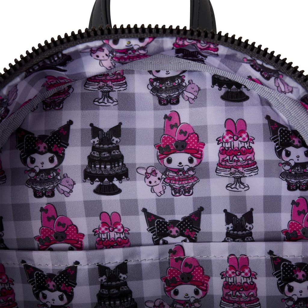 Loungefly Sanrio My Melody & Kuromi Cake Mini Backpack