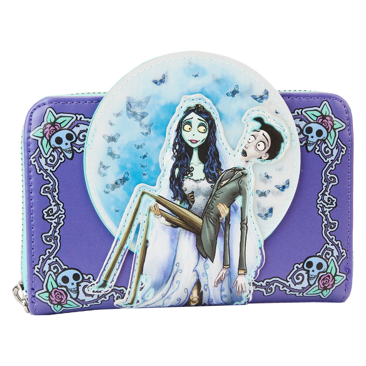 Loungefly Warner Brothers Corpse Bride Moon Zip-Around Wallet-1