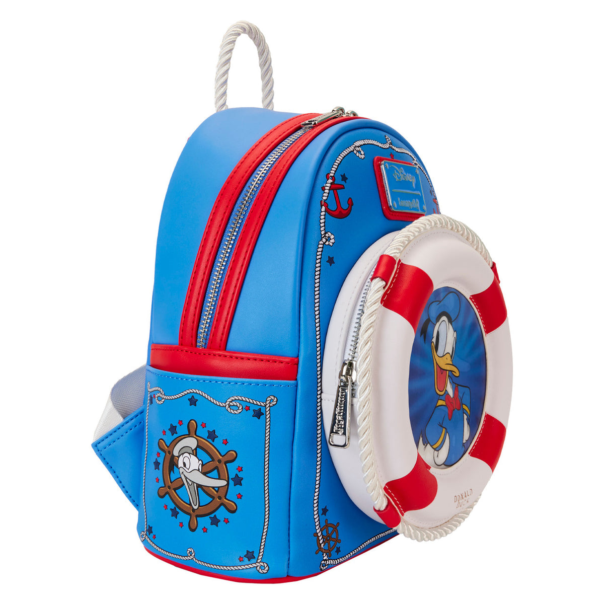 Loungefly Donald Duck 90th Anniversary Lenticular Mini Backpack-2