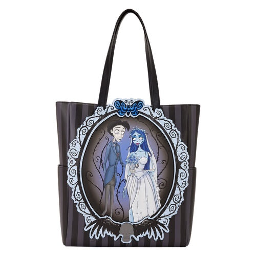 Loungefly Warner Bros Corpse Bride Victor & Emily Tote Bag-1