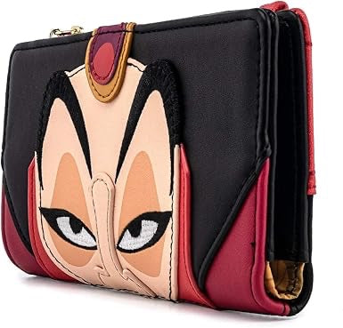 Loungefly Disney Aladdin Jafar Cosplay Faux Leather Flap Wallet-3