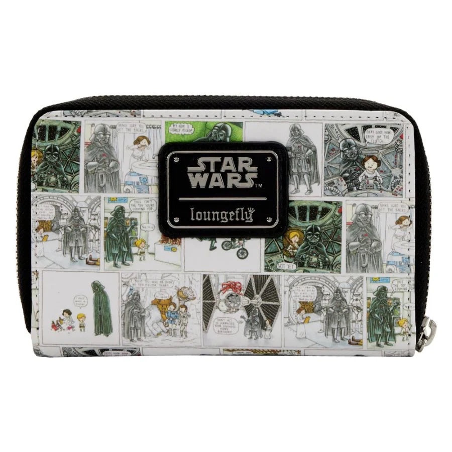 Loungefly Star Wars Darth Vader I Am Your Father Series Zip-Around Wallet