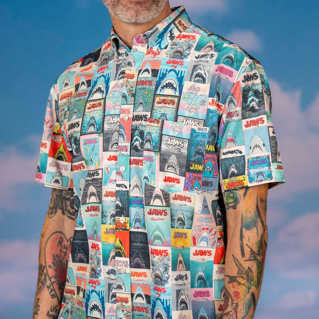 RSVLTS Jaws 50th Anniversary "Great White Gallery" – KUNUFLEX Short Sleeve Shirt