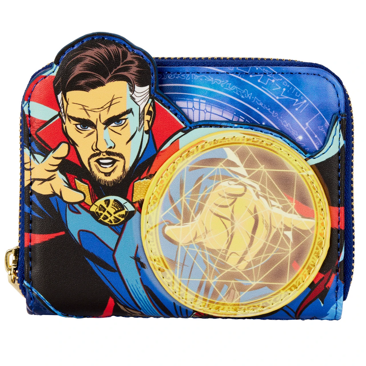 Loungefly Marvel Dr. Strange Glow in the Dark Zip-Around Wallet-1