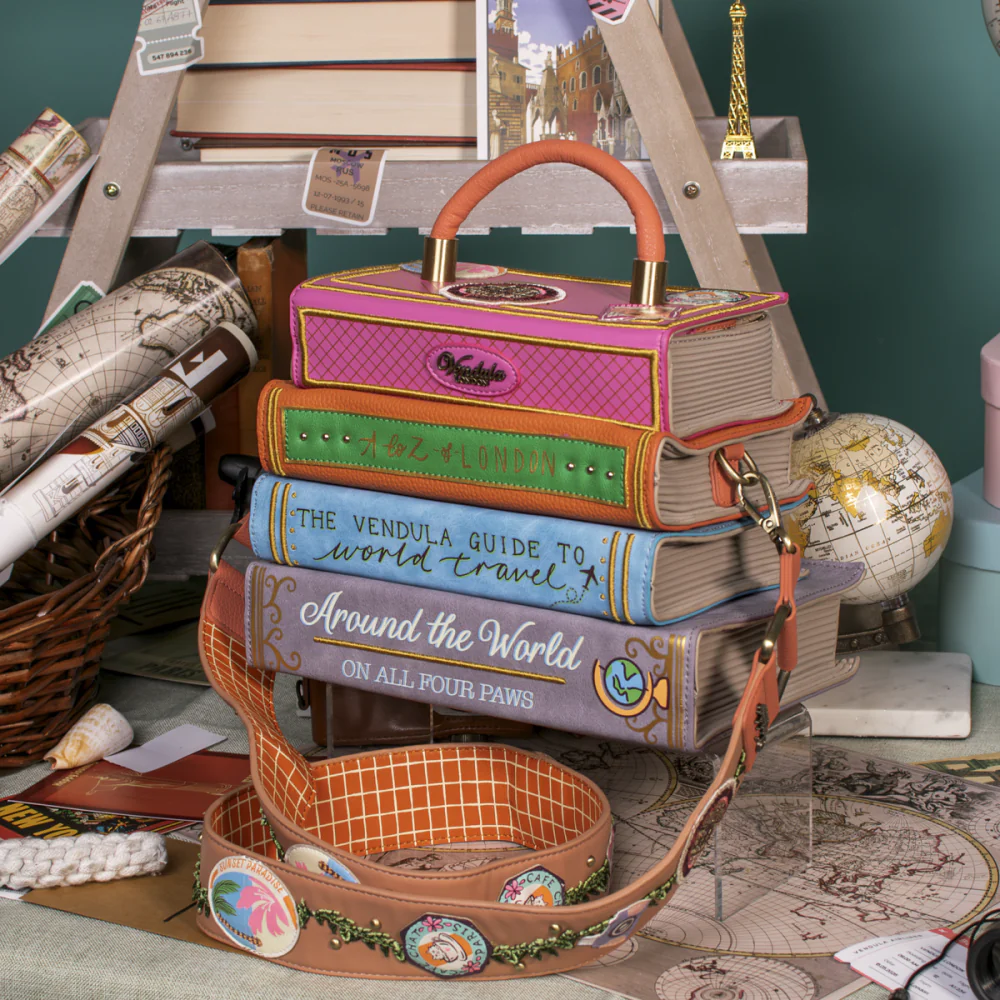 Vendula Voyage Travel Book Stack Bag-11
