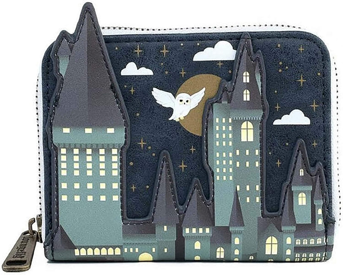 Loungefly Harry Potter Hogwarts Castle Hedwig Faux Leather Wallet-1