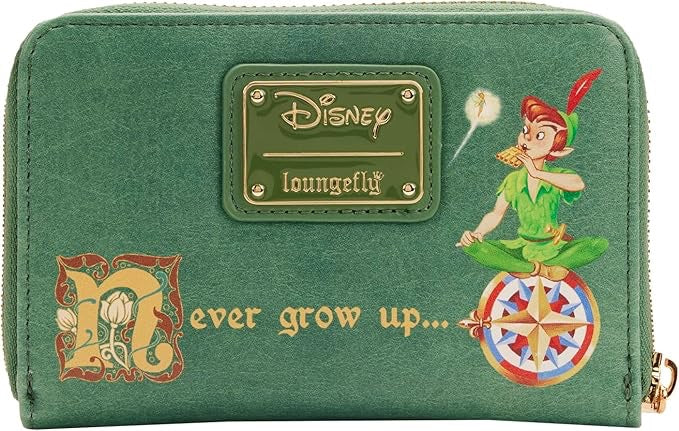 Loungefly Disney Peter Pan Book Series Zip-Around Wallet