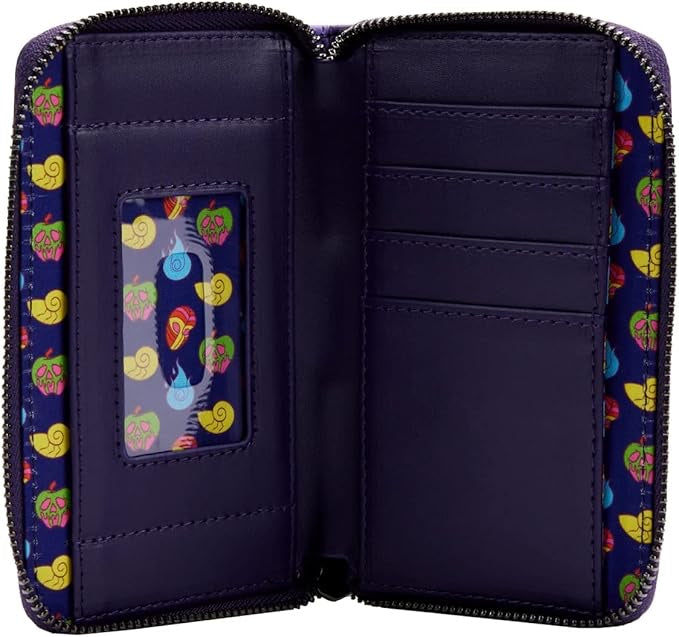 Loungefly Disney Villains In the Dark Zip-Around Wallet