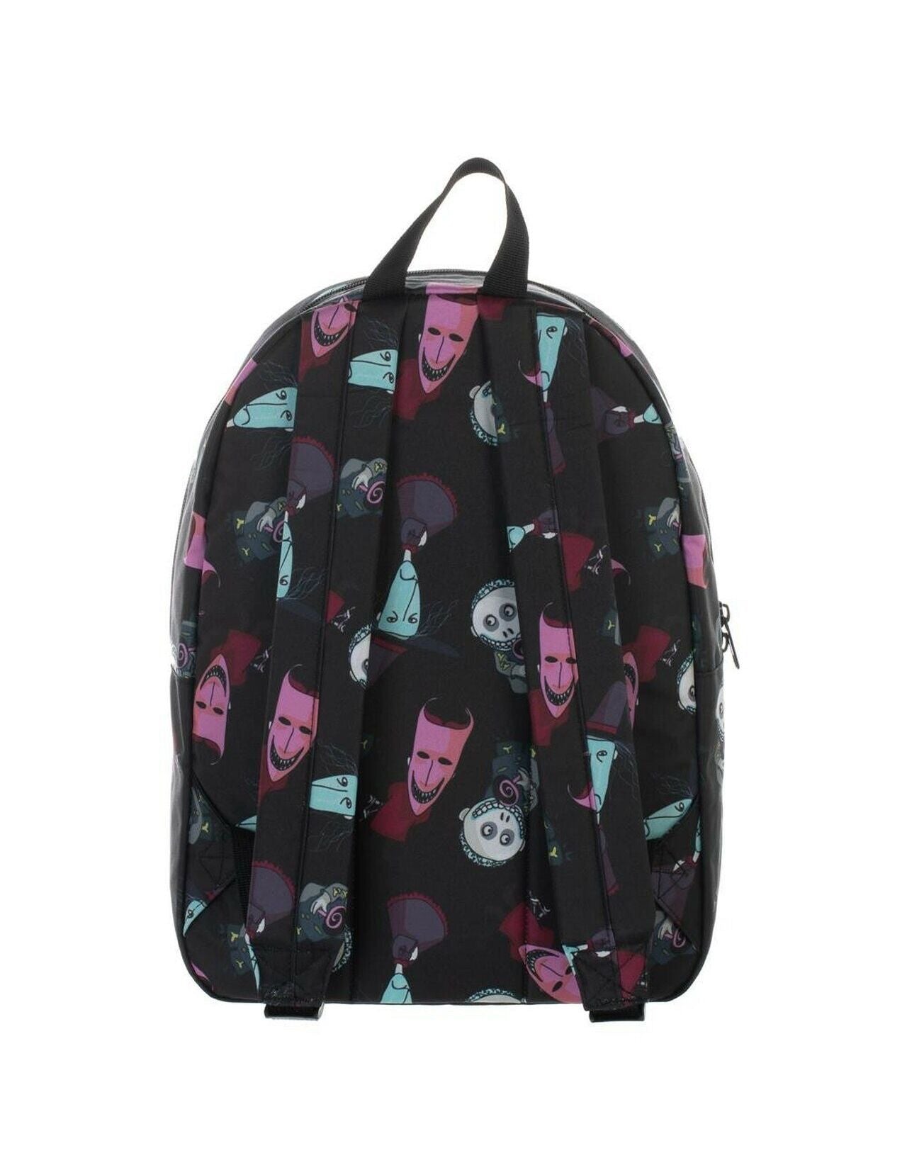 Nightmare before Christmas Lock, Shock and Barrel all over print nylon backpack-zoom-3