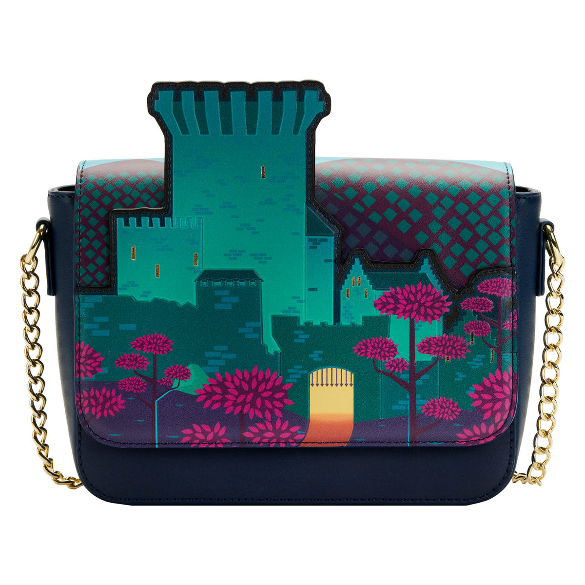 Loungefly Disney Brave Princess Merida Castle Crossbody Bag-zoom-5