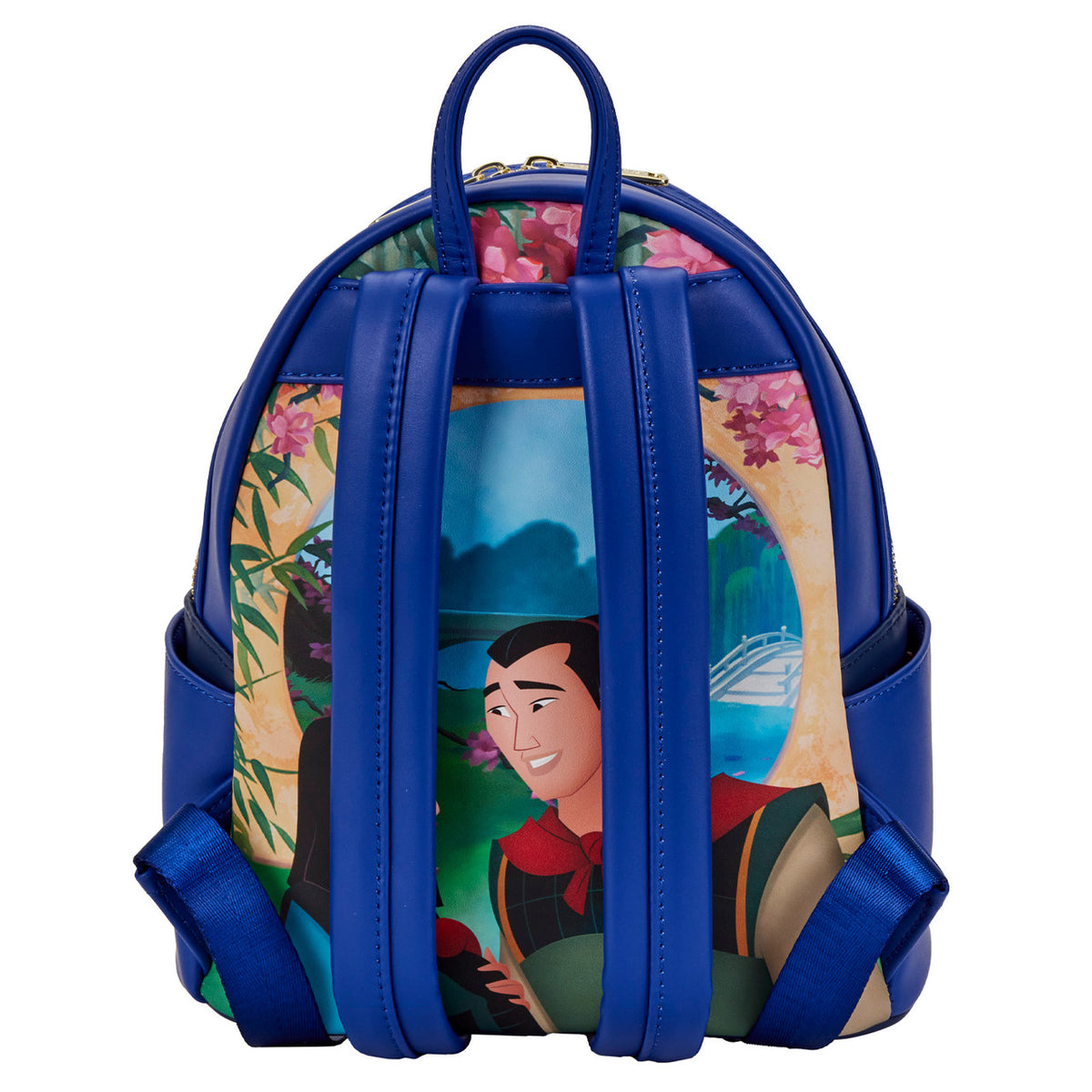 Loungefly Disney Mulan Castle Light Up Mini Backpack-5
