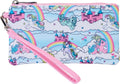 Loungefly Hasbro My Little Pony Sky Scene Allover Print Nylon Wristlet Wallet