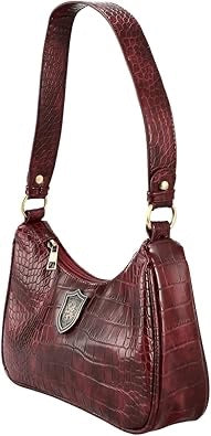 Harry Potter Gryffindor Croco Handbag with Metal Badge