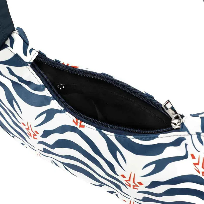 Ahsoka Print Nylon Blue and white shoulder Handbag
