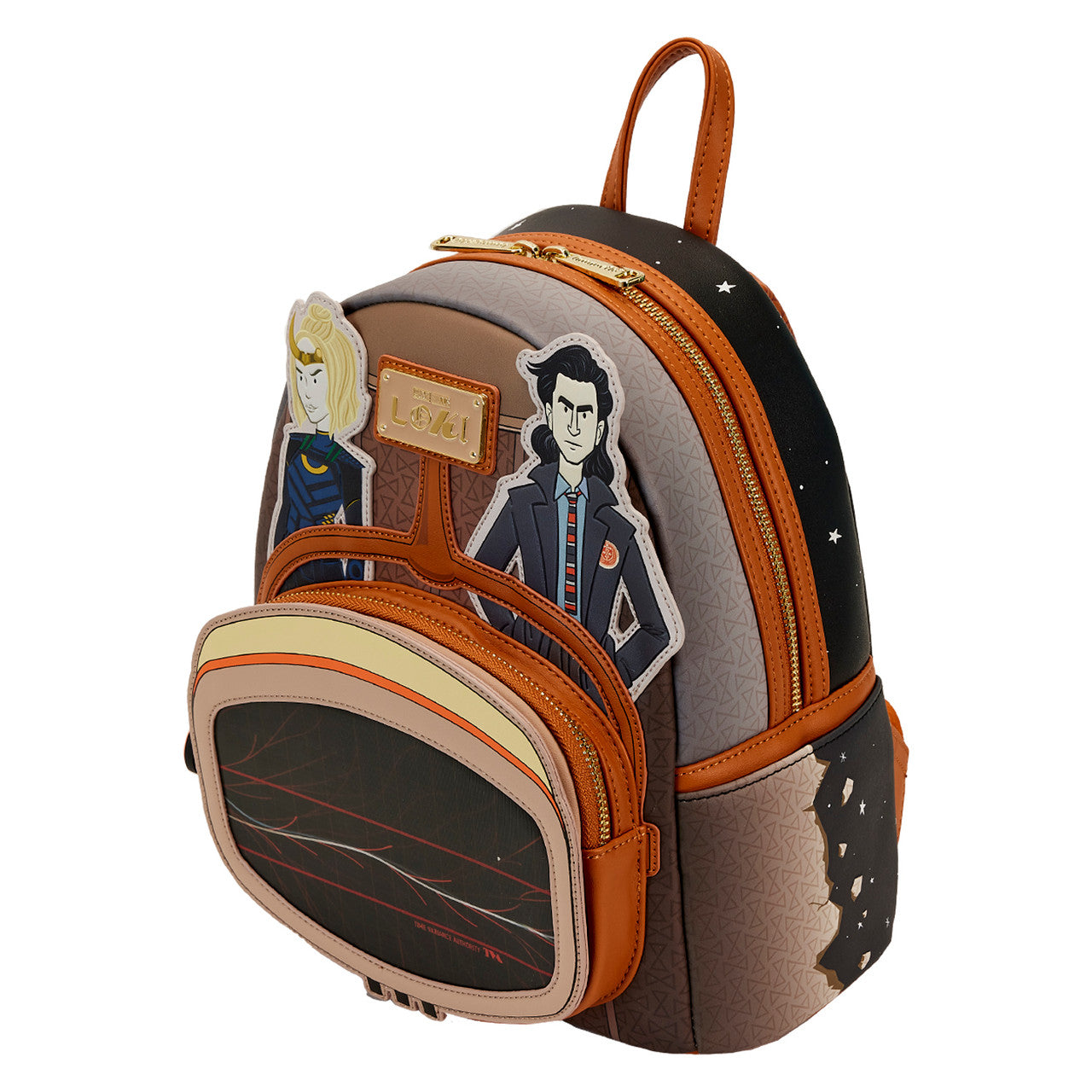 Loungefly Marvel Loki TVA Lenticular Multiverse Mini Backpack-zoom-5