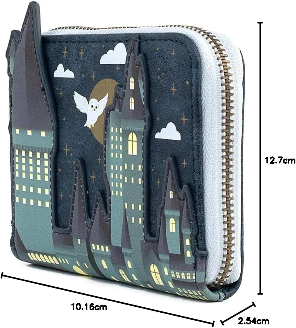 Loungefly Harry Potter Hogwarts Castle Hedwig Faux Leather Wallet-3