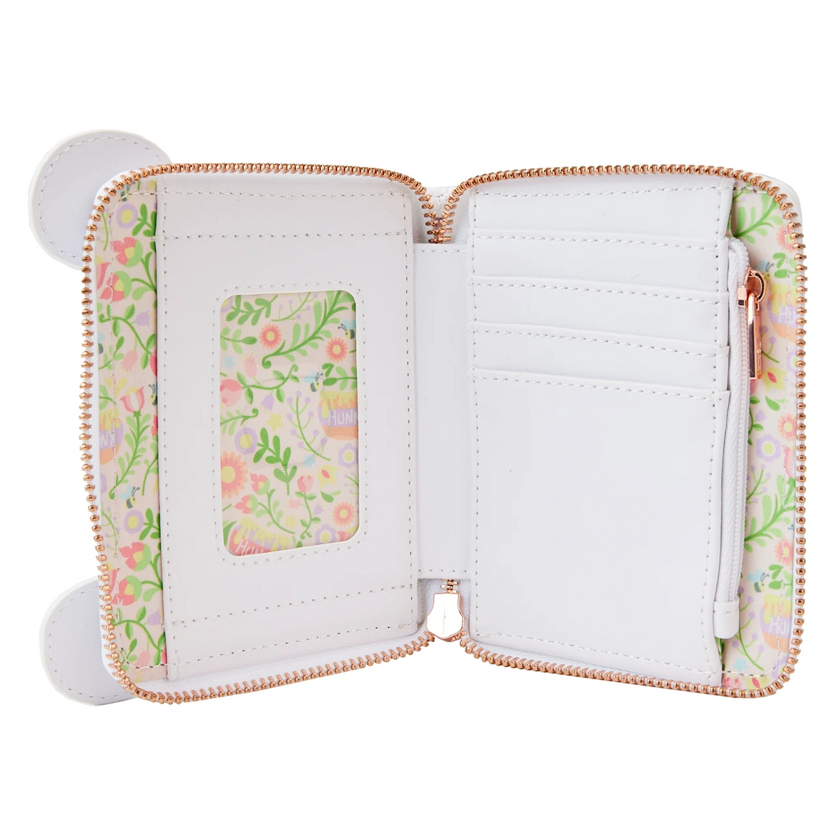 Loungefly Disney Winnie The Pooh Cosplay Folk Floral Zip Around Wallet-zoom-2