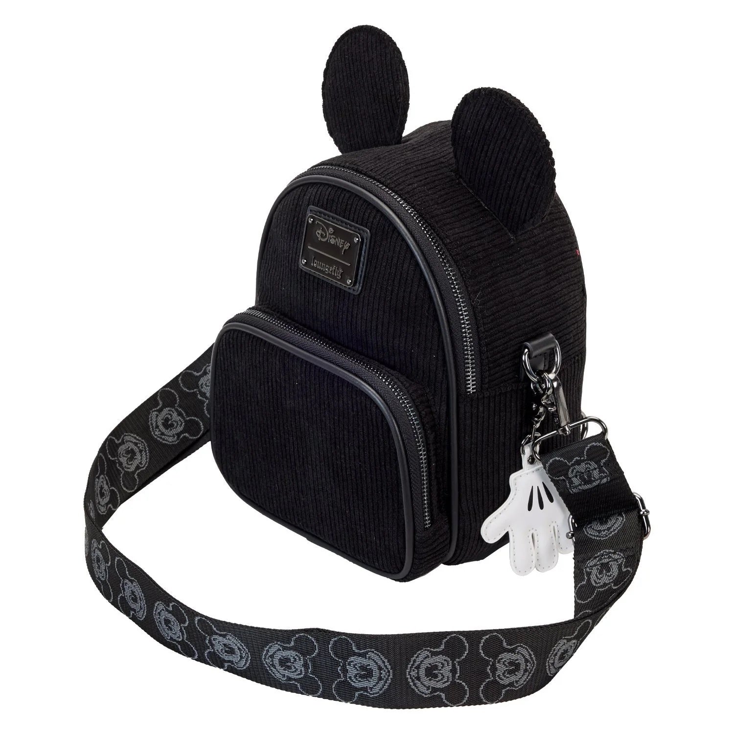 Loungefly Disney Mickey Mouse Convertible Crossbody Purse-6