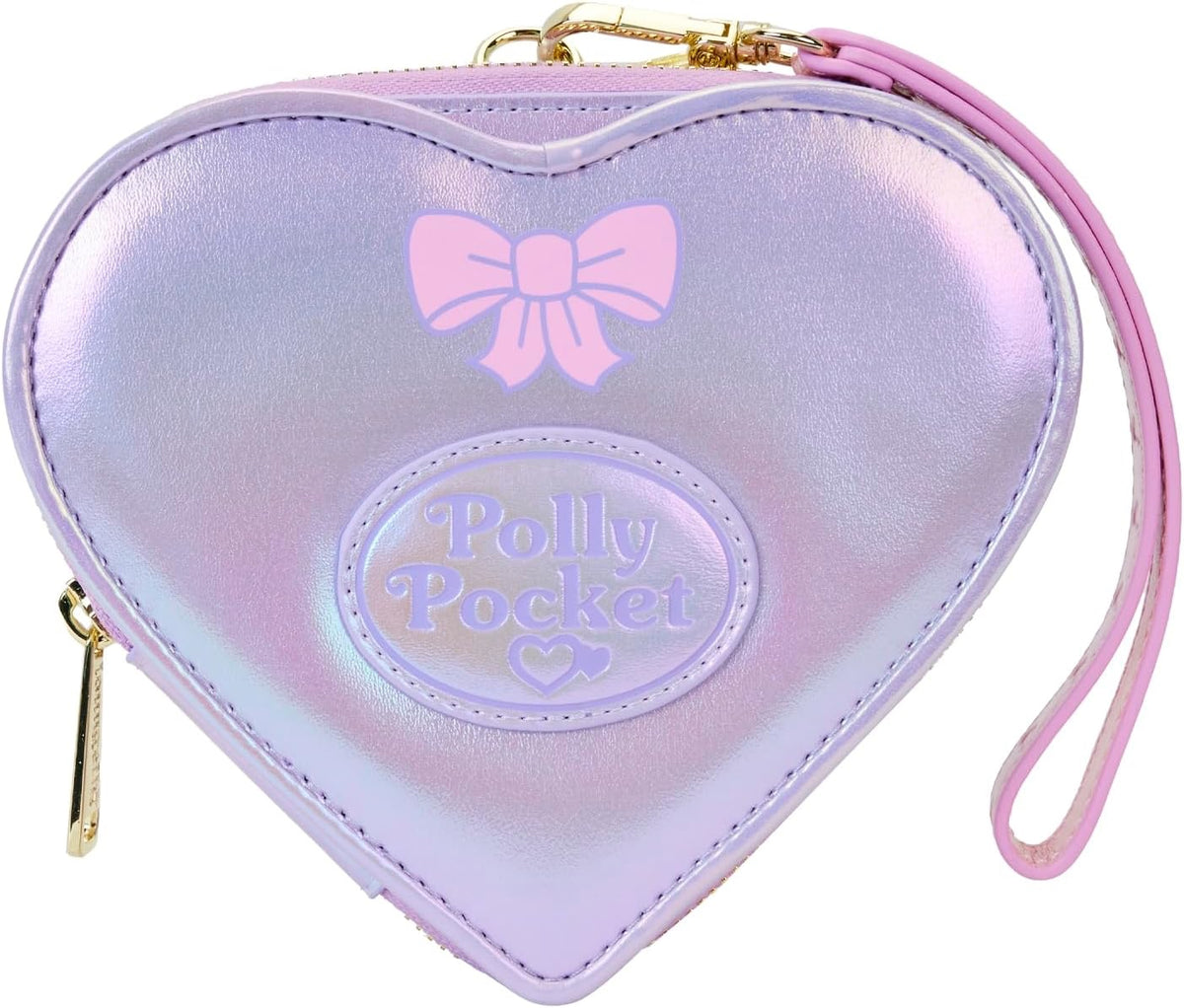 Loungefly Mattel Polly Pocket Zip Around Wristlet Wallet-1