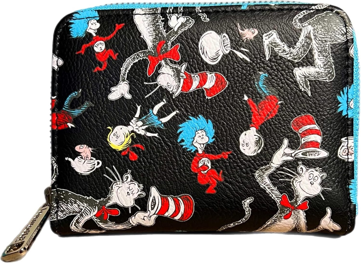 Loungefly Dr. Seuss Cat in The Hat Aop Wallet-1