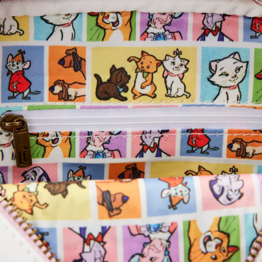Loungefly Pink The Aristocats Poster Crossbody Bag-zoom-4