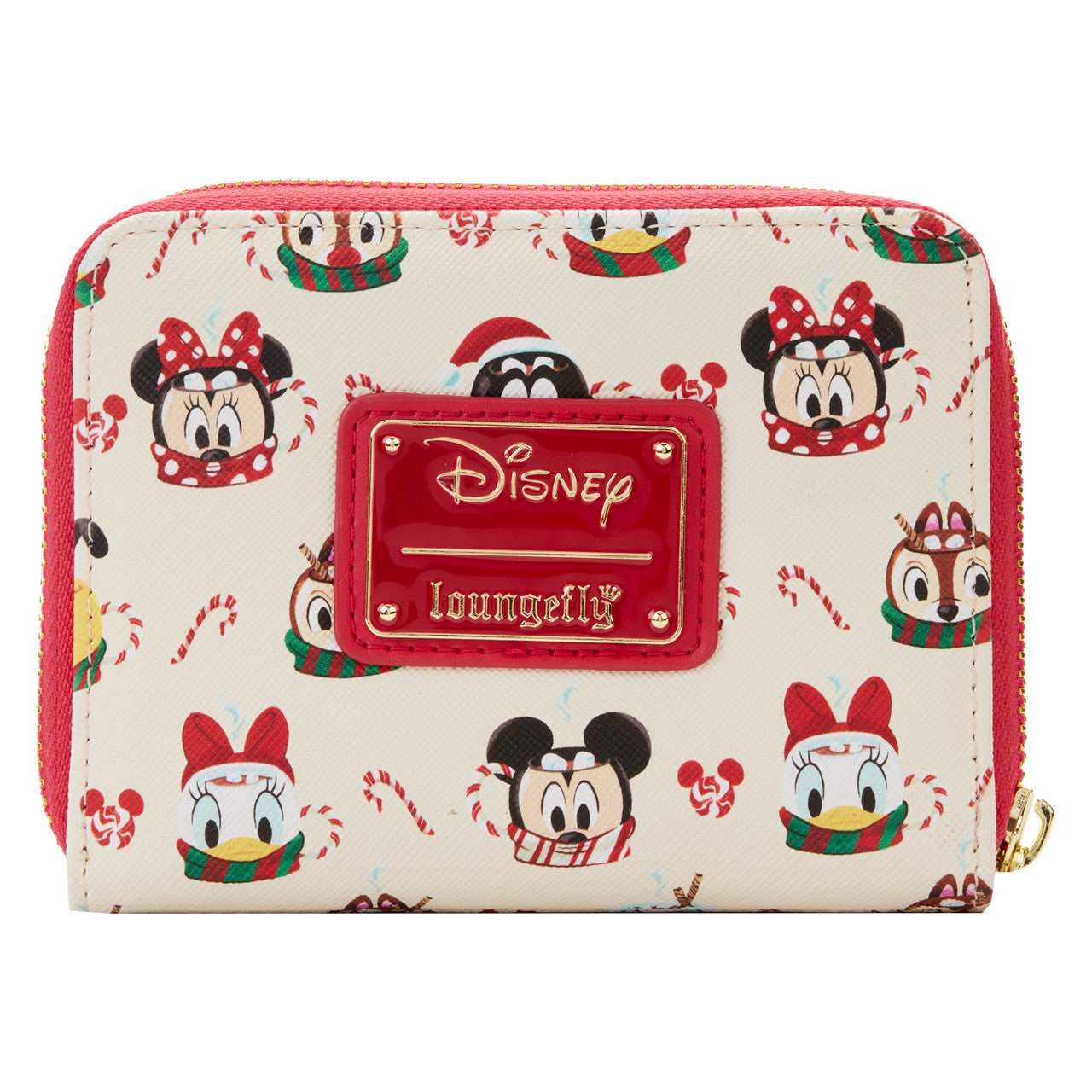 Loungefly Disney Hot Cocoa Mugs AOP Christmas Characters Zip Around Wallet-zoom-4