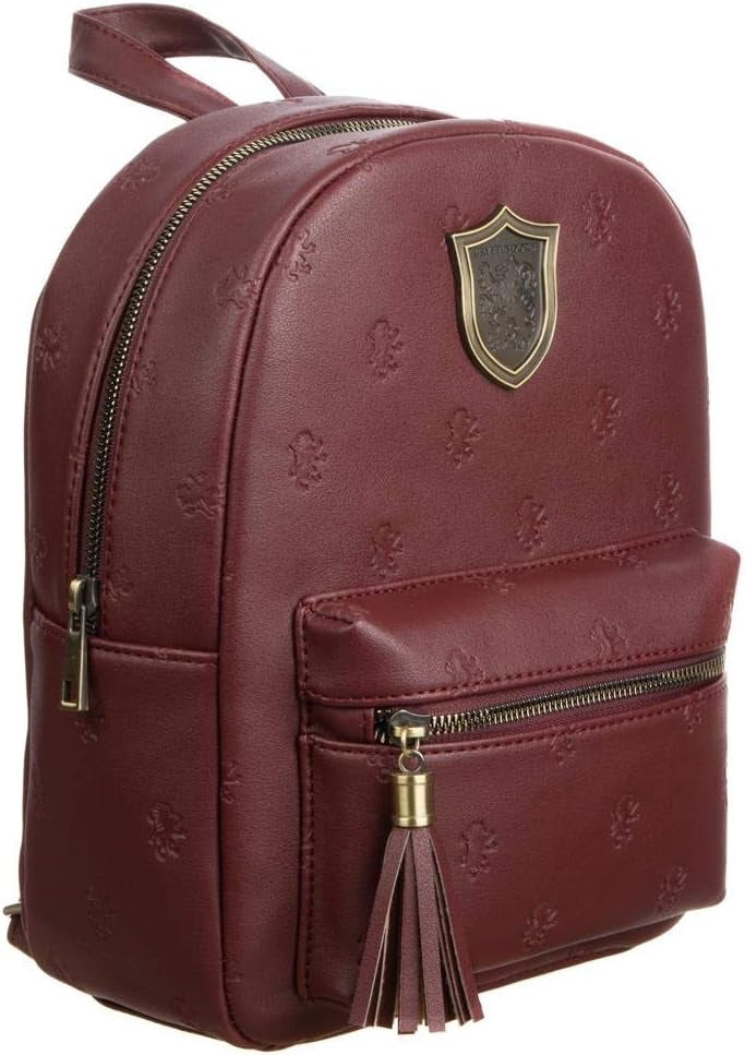 Harry Potter Hogwarts Gryffindor Faux Leather Mini Backpack-5