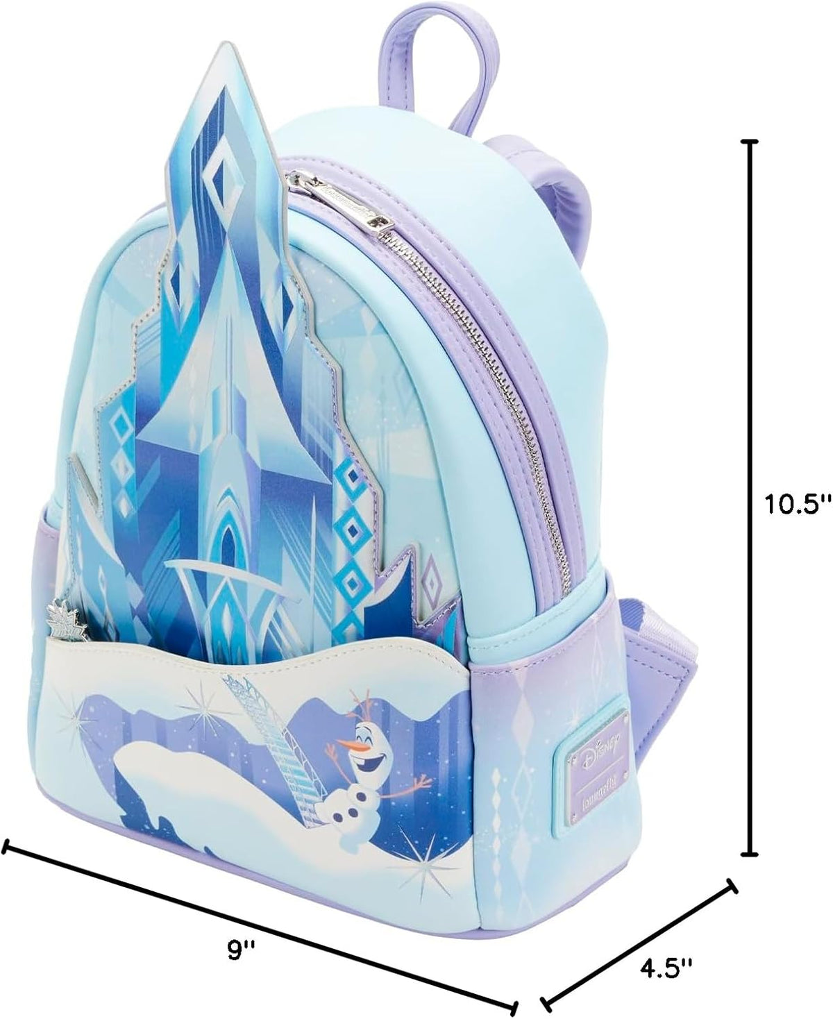 Loungefly Frozen Queen Elsa Castle Mini Backpack-5