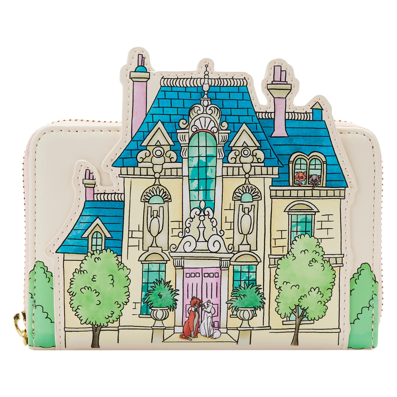 Loungefly Disney The Aristocats Marie House Zip-Around Wallet-1