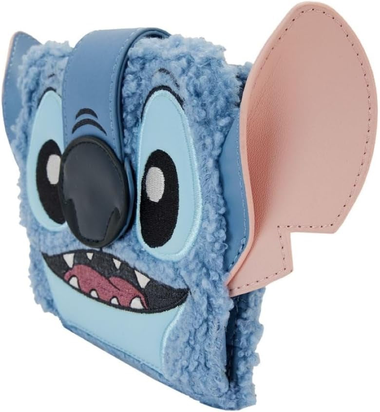 Loungefly Stitch Plush Sherpa Bifold Wallet-2