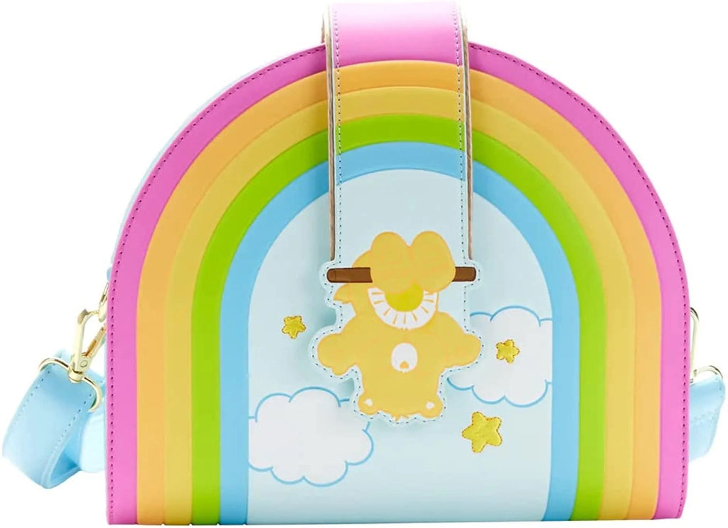 Loungefly Funshine Bear CareBears Rainbow Swing Crossbody Bag Purse Handbag