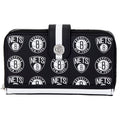 Loungefly NBA Brooklyn Nets Logo Zip Around Wallet