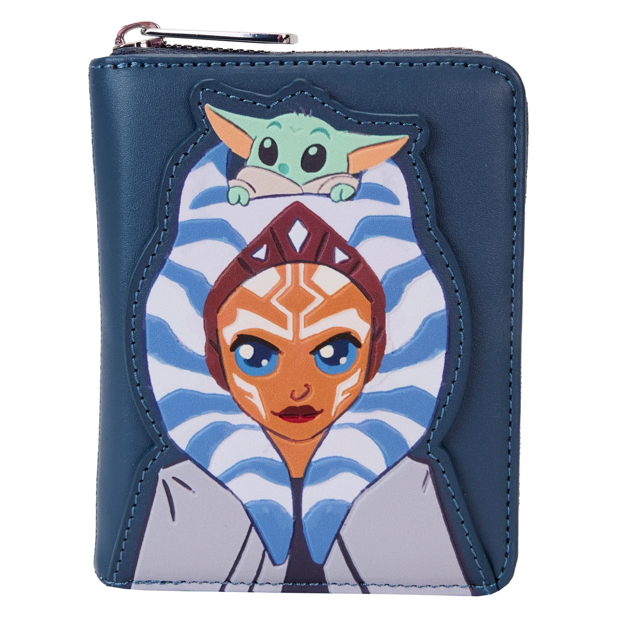 Loungefly The Mandalorian Ahsoka & Grogu Precious Cargo Zip Around Wallet-zoom-1