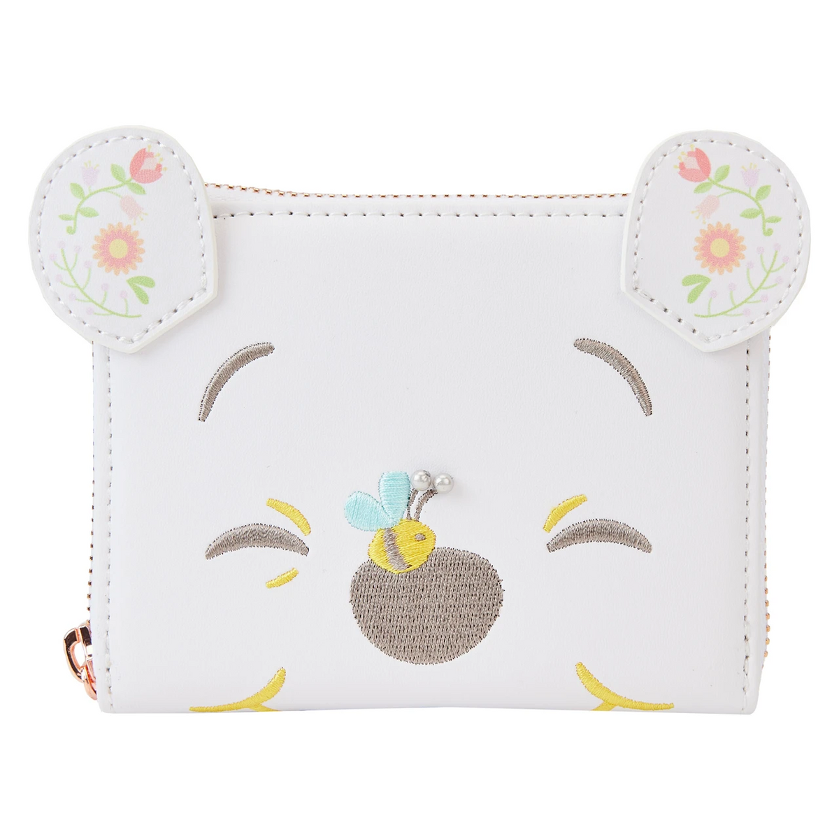 Loungefly Disney Winnie The Pooh Cosplay Folk Floral Zip Around Wallet-zoom-1