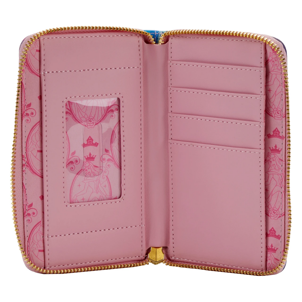 Loungefly Disney Sleeping Beauty Princess Scene Zip-Around Wallet