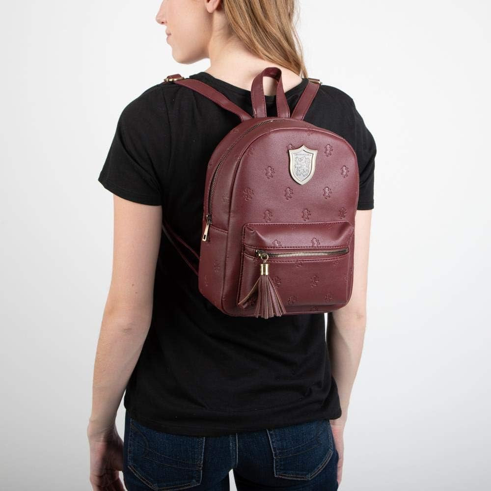 Harry Potter Hogwarts Gryffindor Faux Leather Mini Backpack-zoom-3