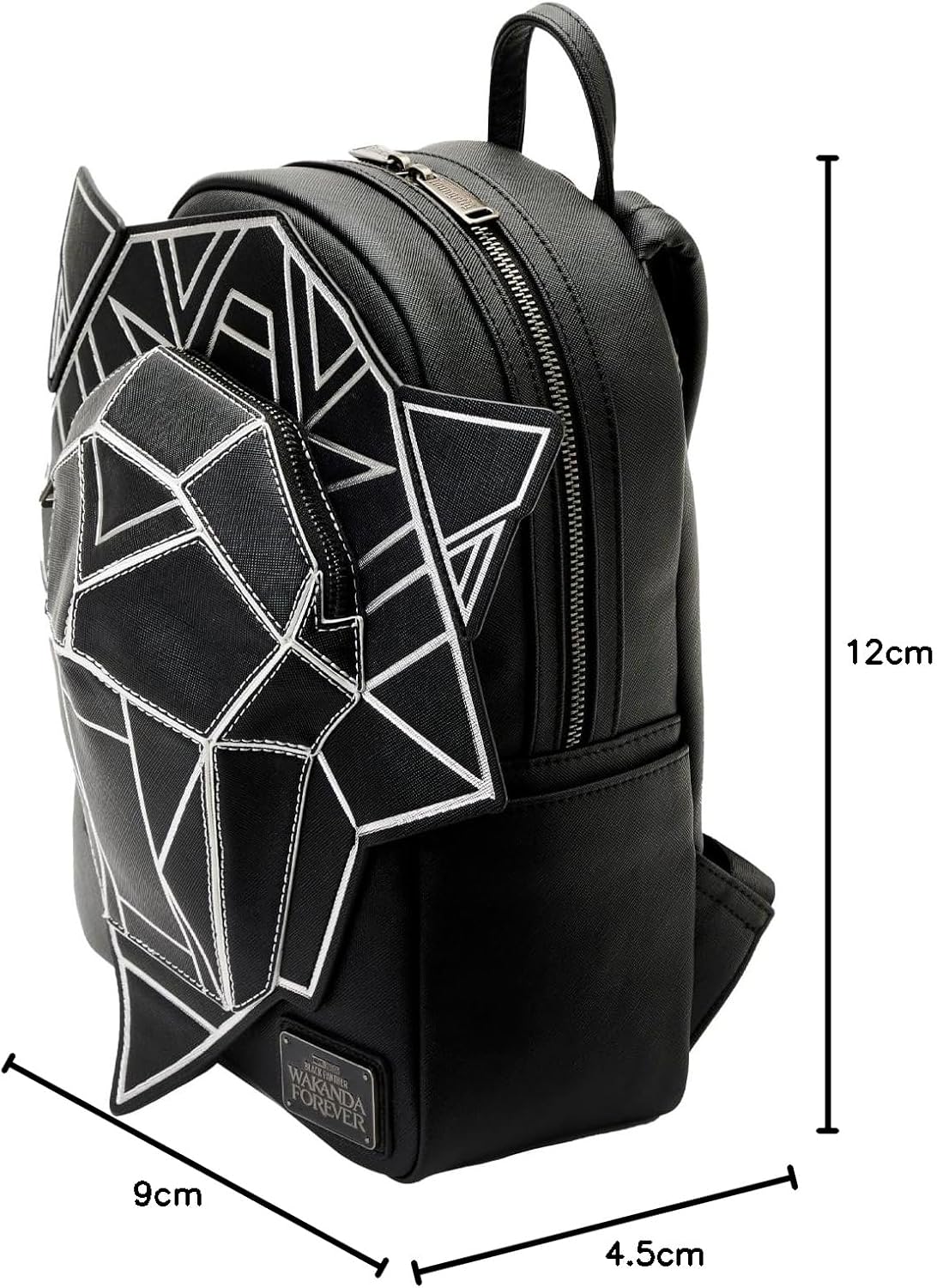 Loungefly Black Panther Wakanda Forever Figural Mini Backpack-6