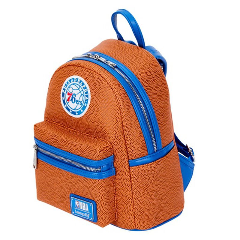 Loungefly NBA Philadelphia 76ers Basketball Mini Backpack-zoom-2